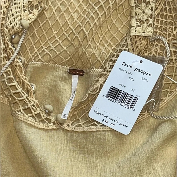 Free People | On the Island Crochet Top | NEW WITH TAG! 🏷️ - Picture 6 of 7